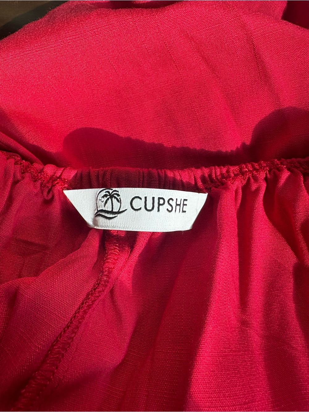 NWOT Cupshe Look Alive Red Halter Mini Dress - Picture 7 of 8